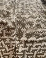 oversize brown white area rug contempory 8x10 oushak rug strip brown hand knotted rugs hallway rug for living room bedroom area rug dinning - Image 6