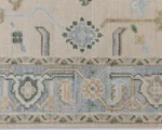 Brown Area Rug 8x10 Oushak Rug Beige Natural Oushak Rug Hand Knotted Floral Rug Abstrect Rug Contempory Rug Kids Rug Living Rug Bedroom Rugs - Image 5