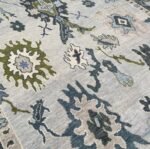 Gray 8x10 Floral Oushak Rug Modern Area Rug / Fourmhouse Rug, Abstrect Rug Living Rug Made To Order Any Size 8x10, 9x12, 10x14, 12x15, 12x18 - Image 10