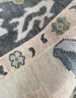 Gray 8x10 Floral Oushak Rug Modern Area Rug / Fourmhouse Rug, Abstrect Rug Living Rug Made To Order Any Size 8x10, 9x12, 10x14, 12x15, 12x18 - Image 9