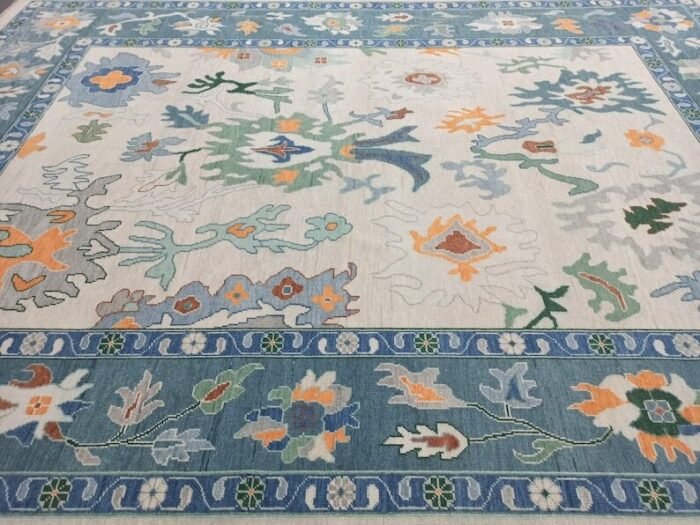 Contempory Oushak Rug 8x10 Area Rug Oushak Rug 9x12 Area Rug Dinning Table Rug Bedroom Rug Hallway Rug Living Rug 8x10, 9x12, 10x14, 12x15 - Image 5