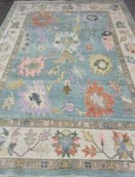 Contempory Oushak Rug 8x10 Area Rug Oushak Rug 9x12 Area Rug Dinning Table Rug Bedroom Rug Hallway Rug Living Rug 8x10, 9x12, 10x14, 12x15 - Image 6