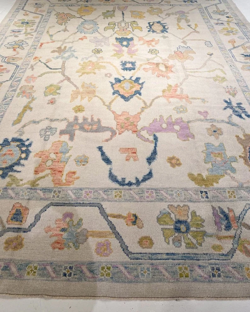 Natural Persion Rug 10x14 Area Rug / Fourmhouse Rug, Abstrect Rug Living Rug Made To Order Any Size 8x10, 9x12, 10x14, 12x15, 12x18 - Image 8