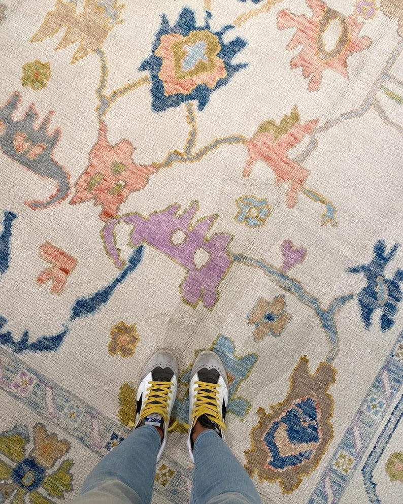 Natural Persion Rug 10x14 Area Rug / Fourmhouse Rug, Abstrect Rug Living Rug Made To Order Any Size 8x10, 9x12, 10x14, 12x15, 12x18 - Image 3