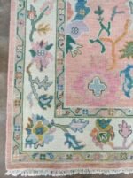 Pink Abstrect 8x10 Area Rug For Living Room/ Fourmhouse Rug, Bedroom Rug, Made To Order Any Size Modern Boho Rugs 8x10, 9x12, 10x14, 12x15 - Image 4
