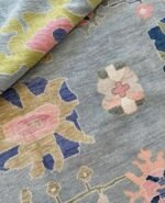 Beige Blue Oushak Rug, Traditional Handmade Area Rug, Turkish Oriental Carpet, Neutral Color RugMade To Order Any Size Modern Boho Rugs 8x10 - Image 3