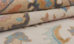 Cream And Brown Contempory 8x10 Oushak Rug For Living Room Area Rug 9x12 Hallway Rug For Bedroom Abstrect Rug, Area Rug, Contempory Rug, - Image 5