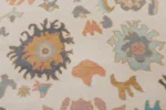 Cream And Brown Contempory 8x10 Oushak Rug For Living Room Area Rug 9x12 Hallway Rug For Bedroom Abstrect Rug, Area Rug, Contempory Rug, - Image 4