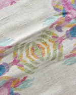 White Colorfull 8X10 Area Rug Bright Oushak Rug Modern Rug 8x10,9x12,10x14 Contepory Hand Knotted Rug Colorful Cotton Rug, Geometric Rugs - Image 3