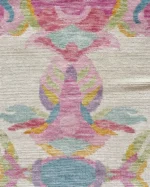 White Colorfull 8X10 Area Rug Bright Oushak Rug Modern Rug 8x10,9x12,10x14 Contepory Hand Knotted Rug Colorful Cotton Rug, Geometric Rugs - Image 4