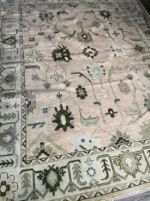 8x10 Muted 8x10 Contemporary Oushak Rug 8X10/9X12/10X14 Hand Knotted Area Rug Turkish Boho Rug Natural Oushak Rug Oriental Boho Rugs - Image 4