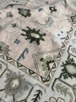 8x10 Muted 8x10 Contemporary Oushak Rug 8X10/9X12/10X14 Hand Knotted Area Rug Turkish Boho Rug Natural Oushak Rug Oriental Boho Rugs - Image 6