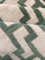 Green And Beige Contemporary Area Rug Modern 10x14 Rug 100% Handmade Turkish Knot Rug Made To Order 8x10 9x12/10x14 Abstrect Area Rug Hallway - Image 4