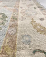 Hallway Oversize 10x14 Area Rug Natural Oushak Rug Turkish Knots Rug Handwoolen Rug For Living Room Bedroom Anstrect Rug, Floral Rug, Area - Image 5