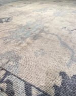 Turkish 10x14 Oversize rug beige oushak area rug, abstrect rugs Turkish Knot Rug Made To Order 8x10/9x12/10x14 Abstrect Area Rug Hallway - Image 5