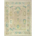 Light Brown Oushak rug | Designer Hand Knotted Turkish Oushak wool rug 5X8 6X9 8X10 9X12 10X14 Living Room Rug | Area Rug Carpet Home Decor - Image 4