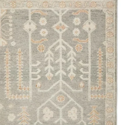 Serena Lily Hand Knotted Modern Oushak Rug, 100% Wool Rug 5x7, 6x9 Bedroom,Office,Beige Contemporary Oushak rugs in 8x10,9x12,10x14 Size