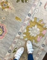 Grey Oushak Rug 10x14 Living Room ORIENTAL Oushak Rug 3x5 ,5x7, 8x10, 9x12, 10x14. - Image 4