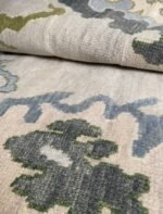Gray 8x10 Floral Oushak Rug Modern Area Rug / Fourmhouse Rug, Abstrect Rug Living Rug Made To Order Any Size 8x10, 9x12, 10x14, 12x15, 12x18 - Image 5