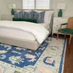 Dark Blue Oushak Rug 10x14 Living Room ORIENTAL Oushak Rug 3x5 ,5x7, 8x10, 9x12, 10x14. - Image 3