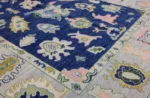 Dark Blue Oushak Rug 10x14 Living Room ORIENTAL Oushak Rug 3x5 ,5x7, 8x10, 9x12, 10x14. - Image 6