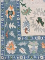 Contempory Oushak Rug 8x10 Area Rug Oushak Rug 9x12 Area Rug Dinning Table Rug Bedroom Rug Hallway Rug Living Rug 8x10, 9x12, 10x14, 12x15 - Image 4