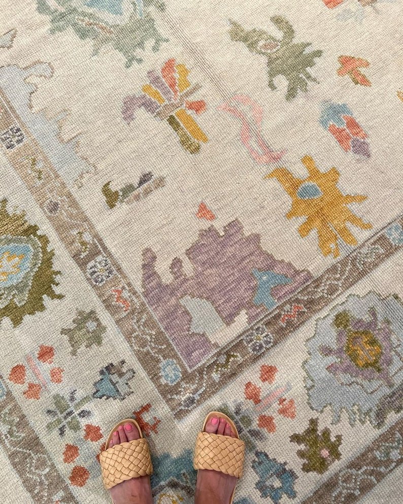 Natural Persion Rug 10x14 Area Rug / Fourmhouse Rug, Abstrect Rug Living Rug Made To Order Any Size 8x10, 9x12, 10x14, 12x15, 12x18 - Image 7