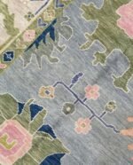 Beige Blue Oushak Rug, Traditional Handmade Area Rug, Turkish Oriental Carpet, Neutral Color RugMade To Order Any Size Modern Boho Rugs 8x10 - Image 6