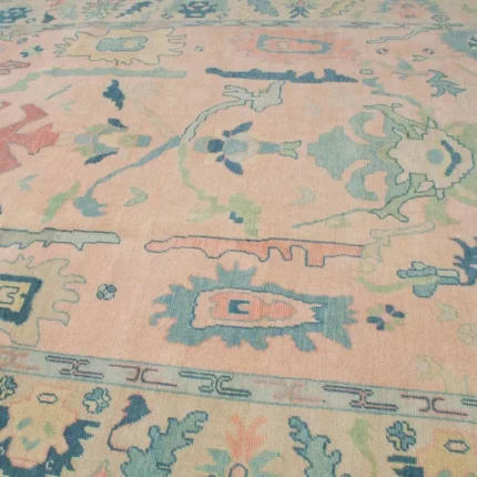 Pink Area Rug 8x10, Modern Geometric Design, Soft and Plush, Living Room Decor, Bedroom Rug Neutral Color Rug Made To Order Any Size Modern