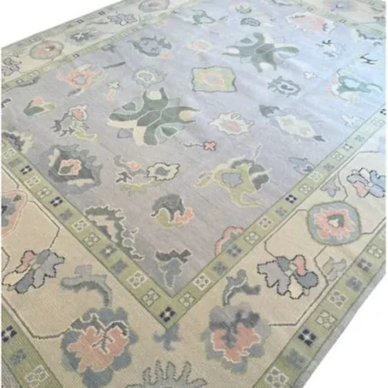 Lite Blue And Green Olive Area Rug For Living Room Bedroom Contempory Rug, Floral Rug, Abstrect Rug, Home Decore Rug, Hallway Rug, Area Rug