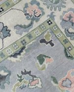 Lite Blue And Green Olive Area Rug For Living Room Bedroom Contempory Rug, Floral Rug, Abstrect Rug, Home Decore Rug, Hallway Rug, Area Rug - Image 5