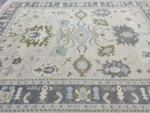 Turkish Gray Oushak Rug, Oriental Area Rug, Vintage Floor Carpet, Traditional Turkish Desige Living Room Traditional rug Living Room Rug - Image 4