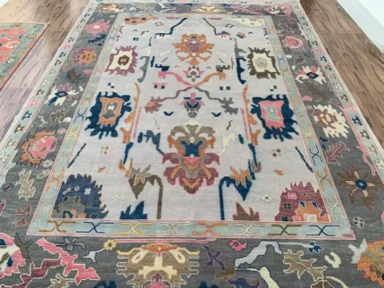 Exquisite Turkish Oushak Rug, 8x10, 9x12, 10x14, Vintage Carpet, Handmade Floor Rug, Elegant Area Rug, Turkish Decor, Home Decor Rug Living