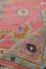 RED Oushak Rug Living Room ORIENTAL Oushak Rug 3x5 ,5x7, 8x10, 9x12, 10x14. For Gift - Image 6