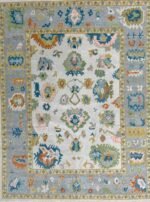 IVORY AND GREY Oushak Rug Living Room Oriental Oushak Rug Vintage Persian Rug | Muted Oushak All Size Customize - Image 3
