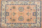 Orange And Light Green Oushak Rug Living Room Oriental Oushak Rug Vintage Persian Rug Muted Oushak All Size Customize - Image 6