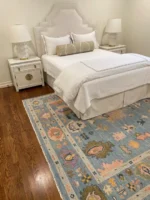 Grey,Green,Orange, Pink Oushak Rug Living Room Oriental Oushak Rug Vintage Persian Rug Muted Oushak All Size Customize