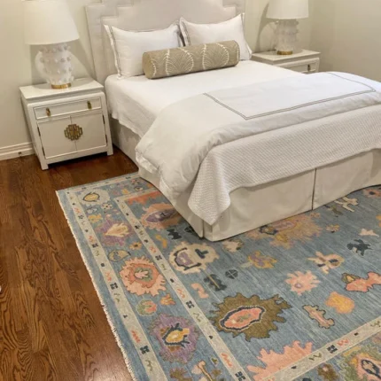 Grey,Green,Orange, Pink Oushak Rug Living Room Oriental Oushak Rug Vintage Persian Rug Muted Oushak All Size Customize