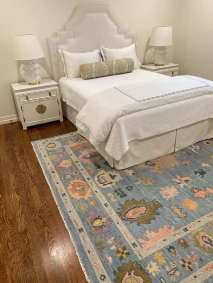 Grey,Green,Orange, Pink Oushak Rug Living Room Oriental Oushak Rug Vintage Persian Rug Muted Oushak All Size Customize