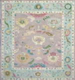 Light Purple , Pink Oushak Rug Living Room Oriental Oushak Rug Vintage Persian Rug Muted Oushak All Size Customize - Image 7