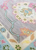 Light Purple , Pink Oushak Rug Living Room Oriental Oushak Rug Vintage Persian Rug Muted Oushak All Size Customize - Image 4