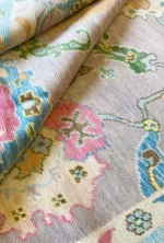 Light Purple , Pink Oushak Rug Living Room Oriental Oushak Rug Vintage Persian Rug Muted Oushak All Size Customize - Image 5
