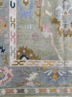 Green and Grey Oushak Rug Living Room Oriental Oushak Rug Vintage Persian Rug Muted Oushak All Size Customize - Image 5