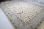 Hallway 12x15 Persion Rug , Large Neutral Rug, Soft and Plush Carpet Home Decor Carpet, Neutral Color Rug Made To Order Beige 8x10 Floor Rug - Image 4