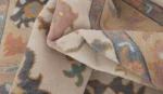 Cream And Brown Contempory 8x10 Oushak Rug For Living Room Area Rug 9x12 Hallway Rug For Bedroom Abstrect Rug, Area Rug, Contempory Rug, - Image 3