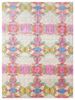 White Colorfull 8X10 Area Rug Bright Oushak Rug Modern Rug 8x10,9x12,10x14 Contepory Hand Knotted Rug Colorful Cotton Rug, Geometric Rugs - Image 5