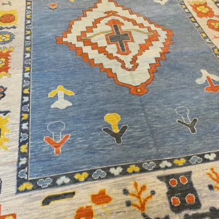 Grey and Beige Oushak Rug Living Room Oriental Oushak Rug Vintage Persian Rug Muted Oushak All Size Customize