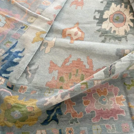 Gray Natural Large Area Rug 8x10, 9x10 ,10x14 ,12x15Muted Turkish Rug Abstrect Hand Knotted Rug Wooolen Area Rug Hand MADE Rug 100% Wool Rug