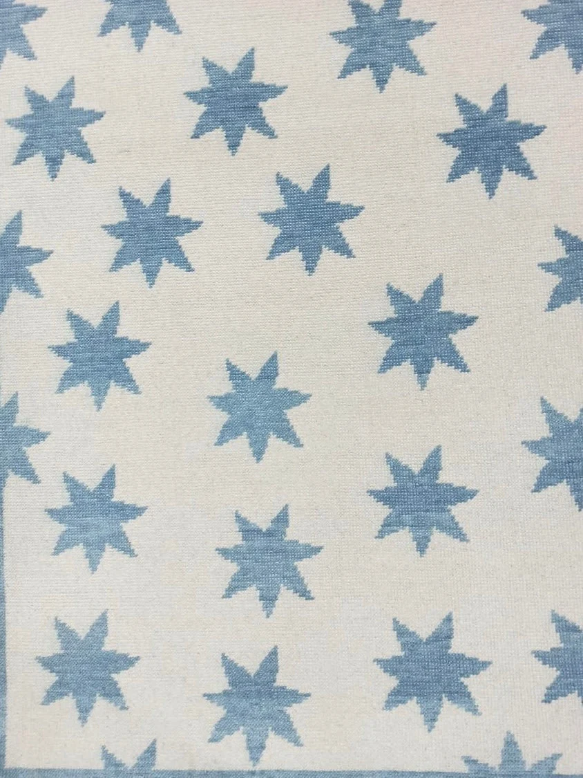 Ivory and Blue Oushak Rug Living Room Oriental Oushak Rug Vintage Persian Rug Muted Oushak All Size Customize - Image 6