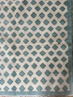 Beige and Blue Oushak Rug Living Room Oriental Oushak Rug Vintage Persian Rug Muted Oushak All Size Customized - Image 3
